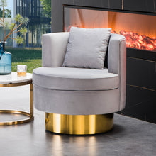 将图片加载到图库查看器，Swivel Barrel Chair
