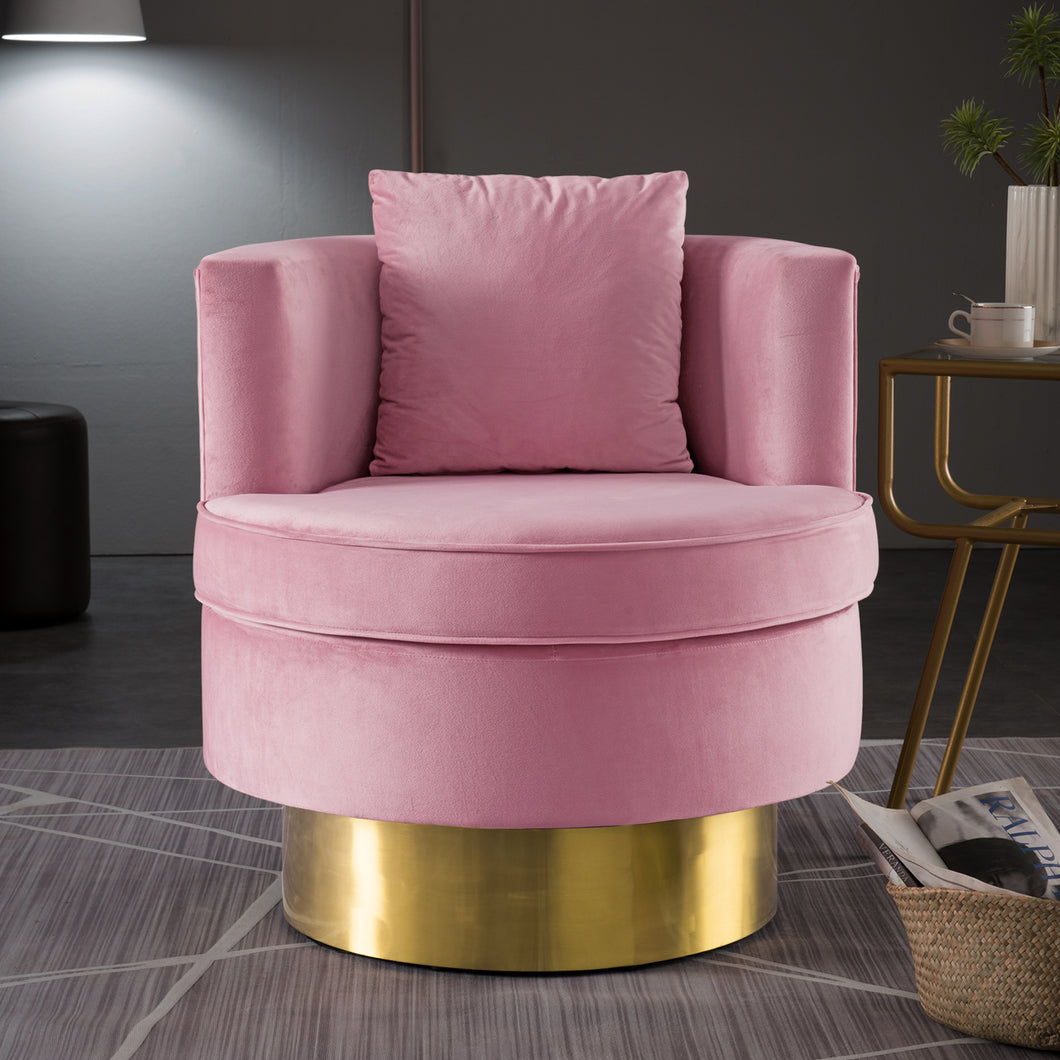 Swivel Barrel Chair